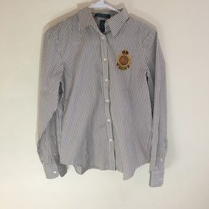 NWOT Lauren Ralph Lauren Button Down Dress Shirt